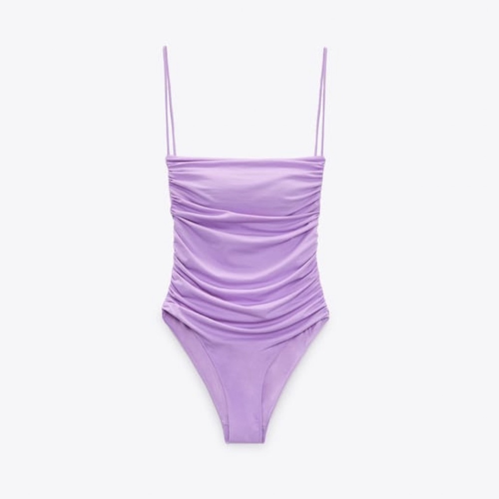 Zara one piece strappy swimsuit
